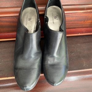 Black booties 3 1/2” heal